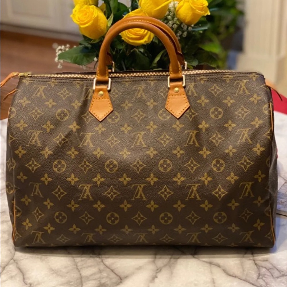 Authentic Lv Speedy 40 Monogram